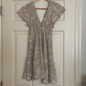 Impressions  floral mini dress , size small